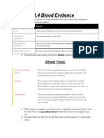 1.1.4 Blood Evidence