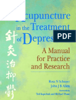Acupuncture in the Treatment of Depression - Rosa N. Schnyer, John J. B. Allen PhD, Sabrina K. Hitt PhD, Rachel Manber PhD, Ted J. Kaptchuck