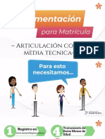 Documentos para Matricula Articulación Media Técnica Guía Formatos 3