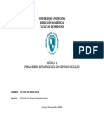 Pensamiento Estratégico en Servicio de Salud