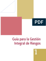 Guía para La Gestión Integral de Riesgos