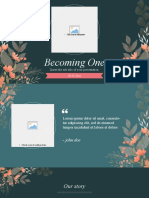 Becoming One: Insert The Sub Title of Your Presentation