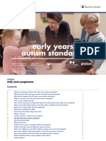 Early Years Autism Standards: Genium