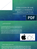 Evolución de IOS, Desde La Versión 1 Hasta La Actual