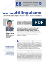 Le Multilinguisme - Note d’analyse géopolitique n°21