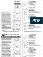 Read Instructions Before Installing: Plastic Opto-Matic Oilers