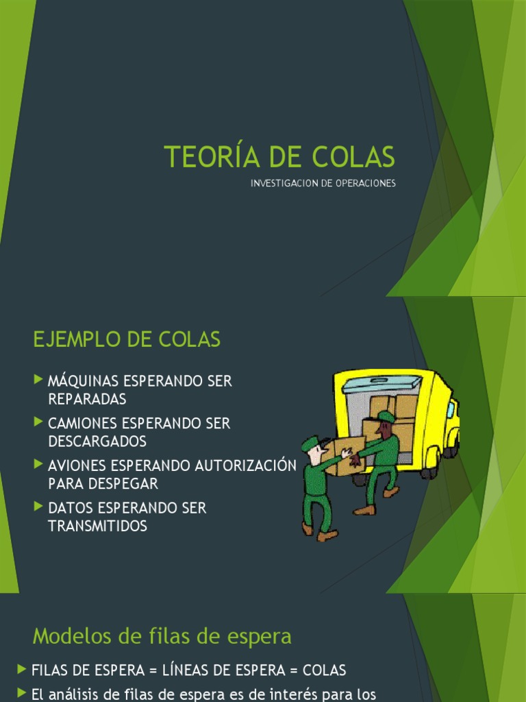Teoria de Colas PDF Matemáticas Aplicadas