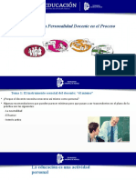Diapositivas Del Curso Influencia de La Personalidad Docente en El Proceso Formativo