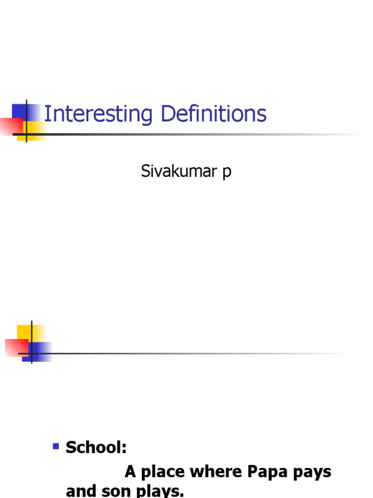 Humorous Definitions Explained | PDF