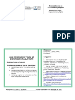 Akt. 16 KAF - ANG WIKANG REHIYUNAL SA DISKURSONG PANLIPUNAN