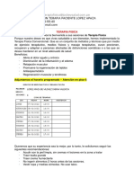 Programacion Terapia Paciente Lopez Apaza