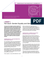 Brief Hot Issue Equity Equality