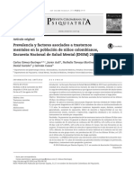 6. Prevalencia y Factores Asociados a Trastornos Mentales en La Población de Niños