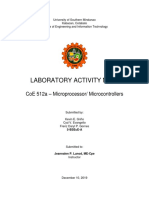 Laboratory Activity No. 6: Coe 512A - Microprocessor/ Microcontrollers