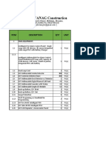 Item Description QTY Unit: Fdas Equipment