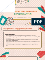 Menyajikan Teks Tanggapan