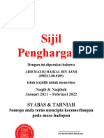 Sijil Penghargaan Pemimpin