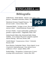 Bibliografia e Webgrafia Lareteingabbia.net