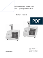 Advanced Instruments Cryoscope Model 4250 Service Manual