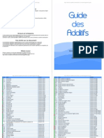 Guide Des Additifs