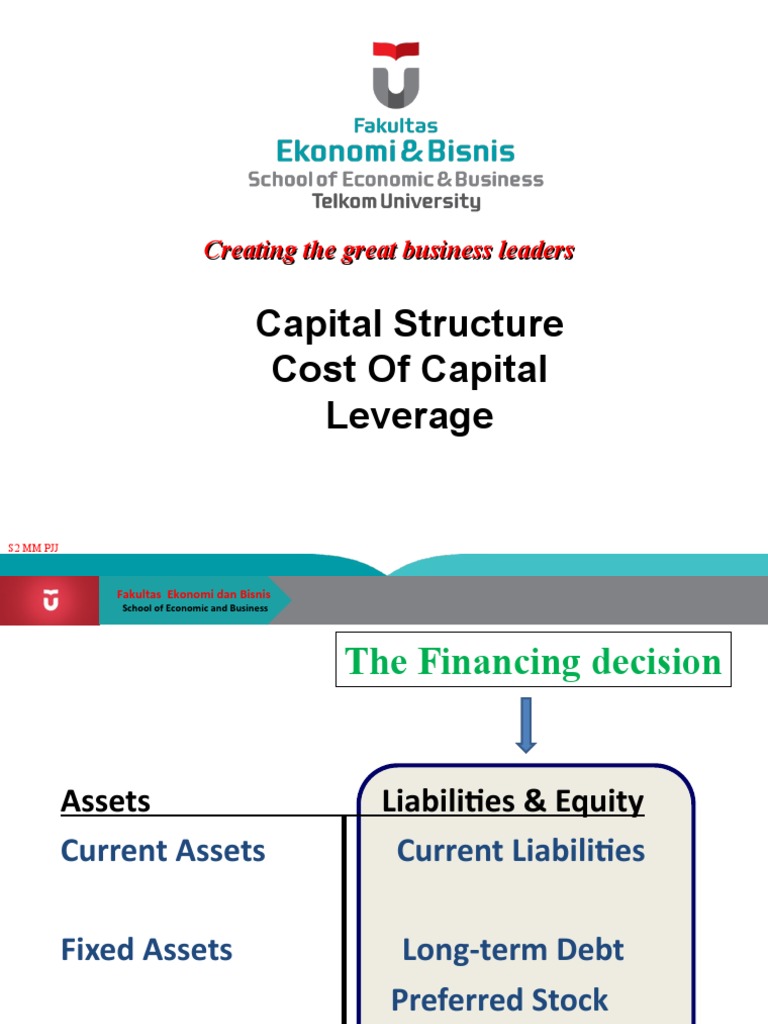 Capital Structure and Leverage | PDF | Cost Of Capital | Financial Capital