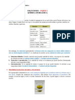 Soluciones y coloides en química inorgánica