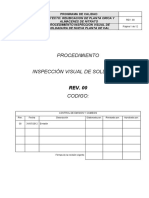 3.4 Procedimiento de Inspeccion Visual de Soldadura Ecs