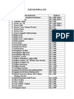 Daftar Harga Atk