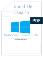 Manual de Usuario Windows Server 2016