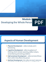 Module 2 Developing The Whole Person