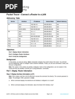 10.3.4 Packet Tracer Connect A Router To A Lan