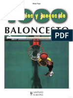 LIBRO 1000 Ejercicios y Juegos de Baloncesto Peter Vary