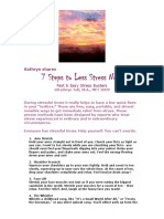 7 Steps To Less Stress Now!: Kathryn Shares