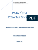 Plan Área Ciencias Sociales 2020