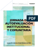 Orientaciones Congreso Pedagógico Autoevaluación Institucional 13-10-2021
