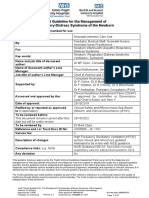 Joint Guideline For The Management of Respiratory Distress Syndrome of The Newborn