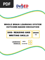 SHS Reading and Writing Q3 W2