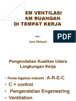 Sistem Ventilasi Dalam Ruangan Di Tempat Kerja