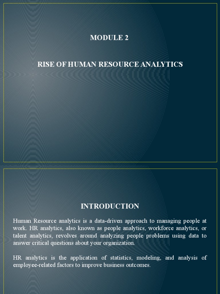 Understanding HR Analytics Essentials | PDF | Analytics | Predictive ...