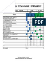 Ra-19 Cronograma de Capacitacion