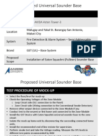 Proposed Sounder Base - Technical Report