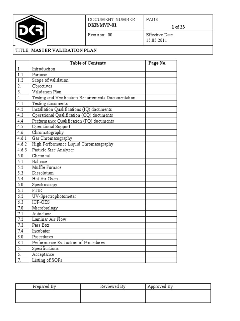 Validation Master Plan Template prntbl concejomunicipaldechinu gov co Validation Master Plan Template prntbl concejomunicipaldechinu gov co
