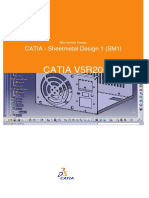 Catia V5R20: CATIA - Sheetmetal Design 1 (SM1)