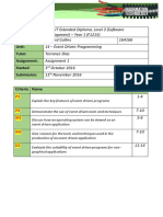 Course: Name: Unit: Tutor: Assignment: Started: Submission:: RD TH