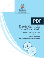 RtcE Diseno Curricular Del Nivel Secundario Primer Ciclopdf