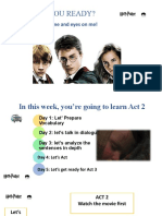 Act 2 - Harry Potter - Lesson 1