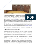 Doce Tablas Del Codigo Juridico Del Derecho Romano