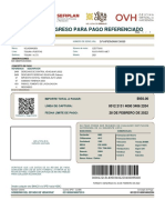 Forma de Ingreso para Pago Referenciado: YTE818A 3VVHP65N9MM136069