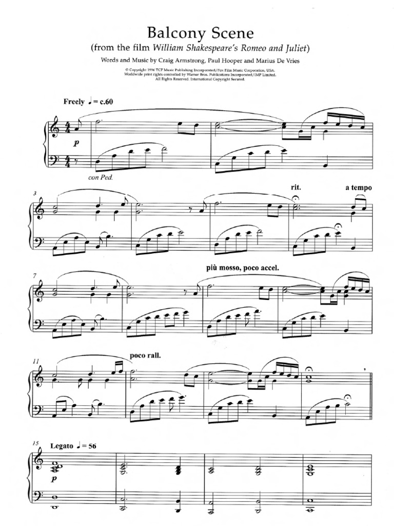 Craig Armstrong - Balcony Scene (Romeo \u0026 Juliet) | Romeo And Juliet