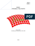 Integral Tak-tentu Jilid 1, Edisi 1